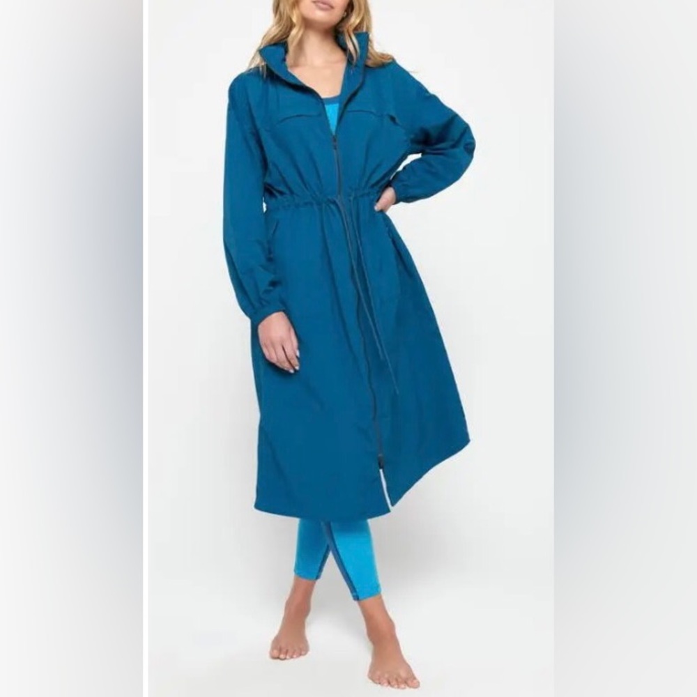 Spiritual Gangster Women's Natasha Full Zip Long Jacket-Small